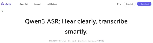 Alibaba's "Qwen3-ASR" Explained: Multilingual Speech Recognition Features and Applications